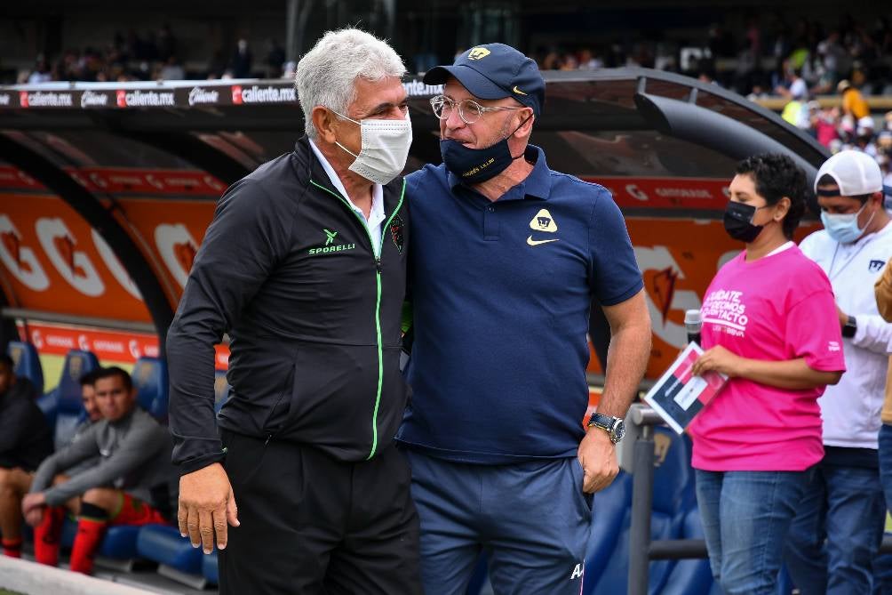 Tuca Ferretti junto a Andrés Lillini