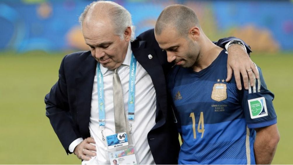 Mascherano y Sabella en Brasil 2014