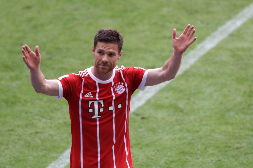 Xabi Alonso en su etapa con el Bayern Munich