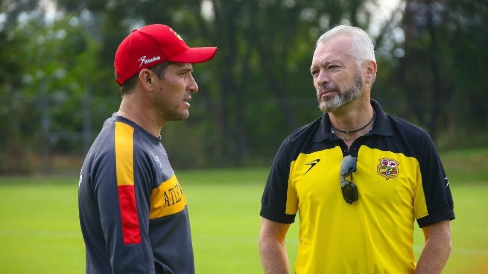 Higuera y Pereyra en entrenamiento con Morelia