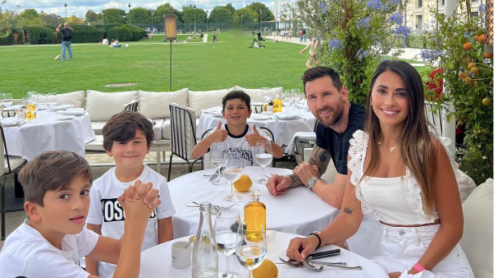 Messi en familia