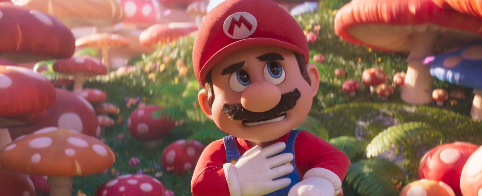 Mario en el trailer 