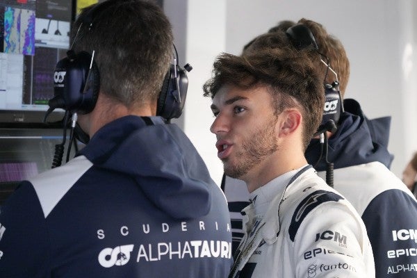 Pierre Gasly con AlphaTauri 