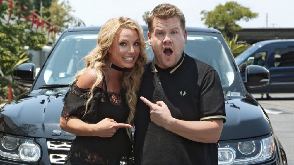 James Corden y Britney Spears