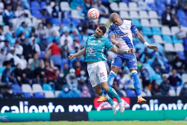 Puebla vs León en el Estadio Cuauhtémoc  durante el AP22