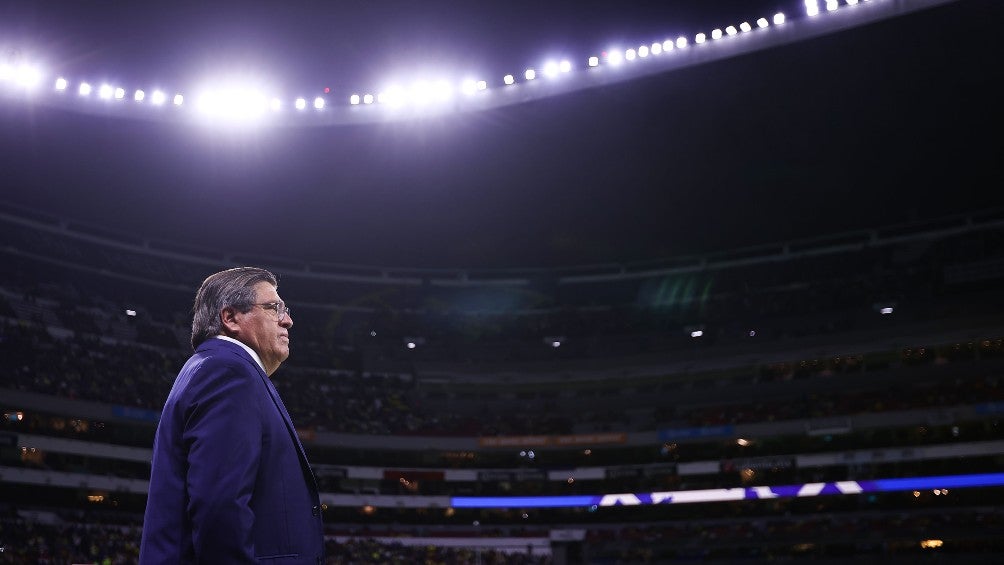 Miguel Herrera en el Estadio Azteca