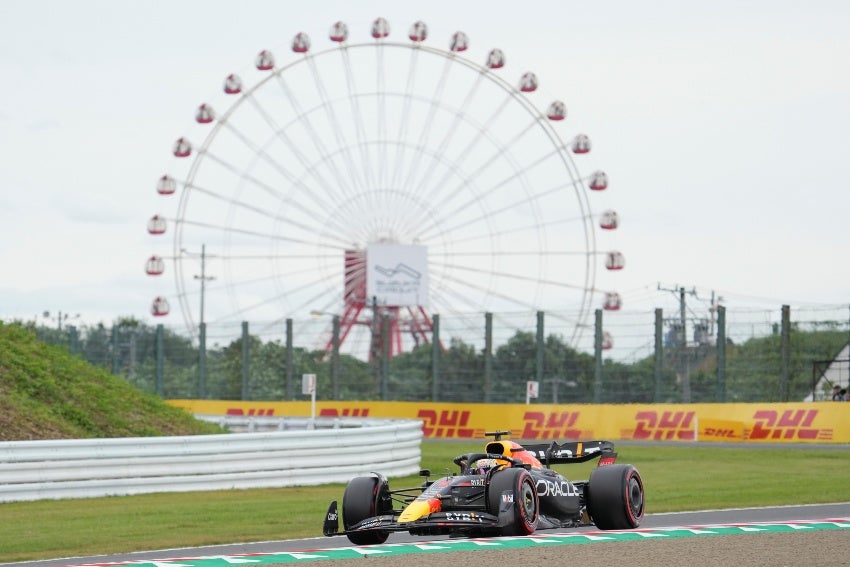 Max Verstappen en el GP de Japón