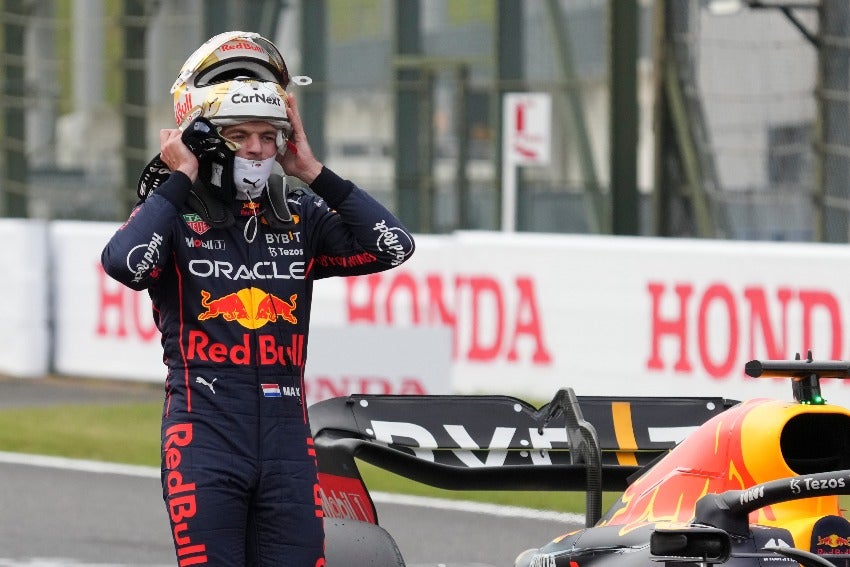 Max Verstappen en el GP de Japón