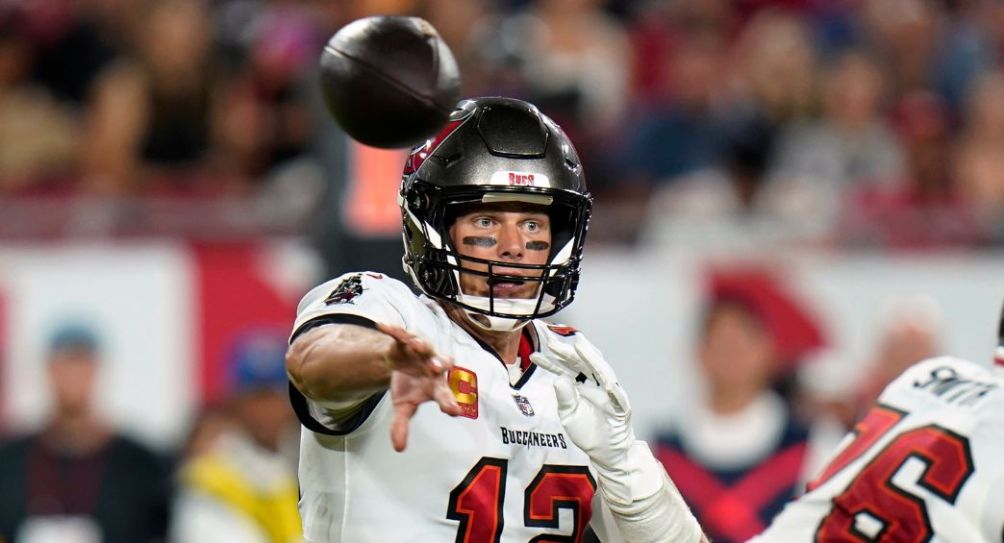 Tom Brady durante un partido de los Buccaneers