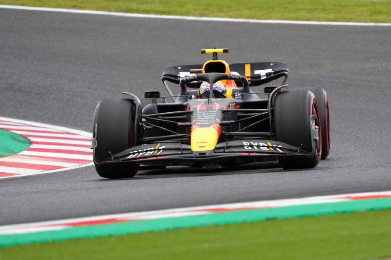 Checo Pérez en el GP de Japón