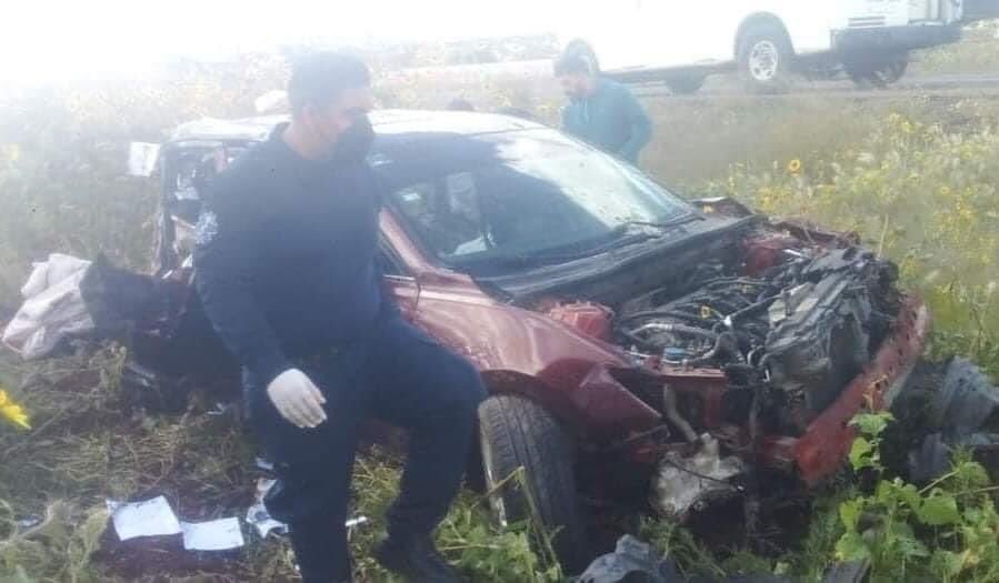 Accidente del senador Faustino López Vargas y su esposa