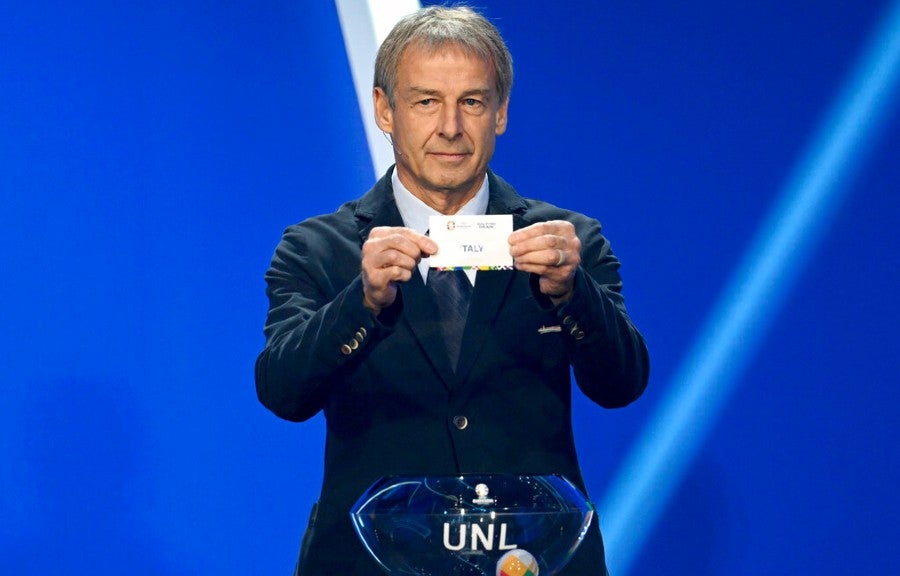 Jürgen Klinsmann sacó el nombre de Italia en el sorteo