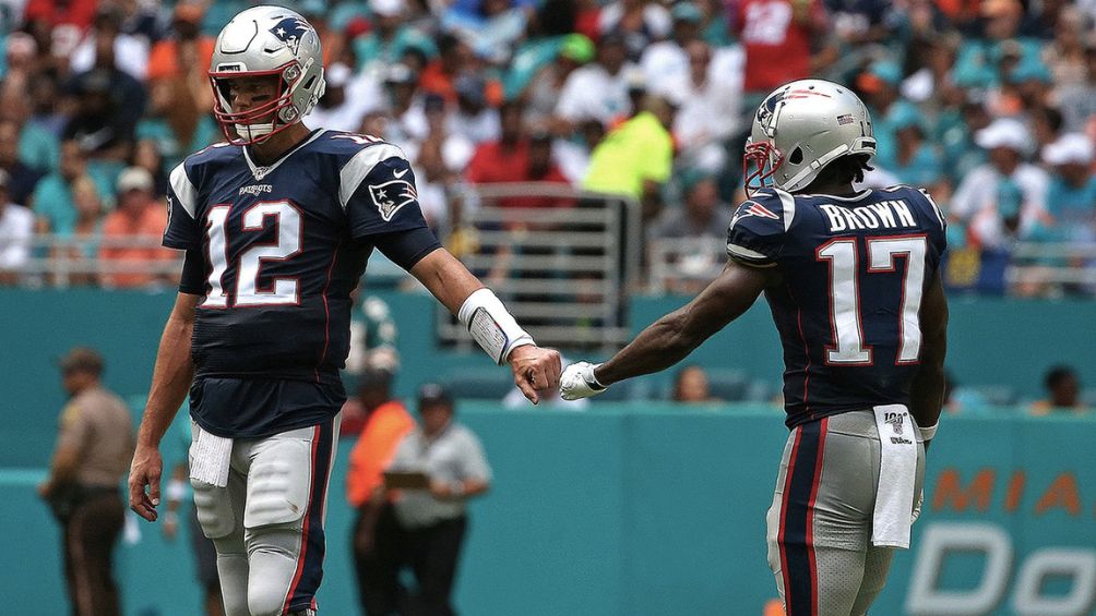 Brady y Brown con Pats