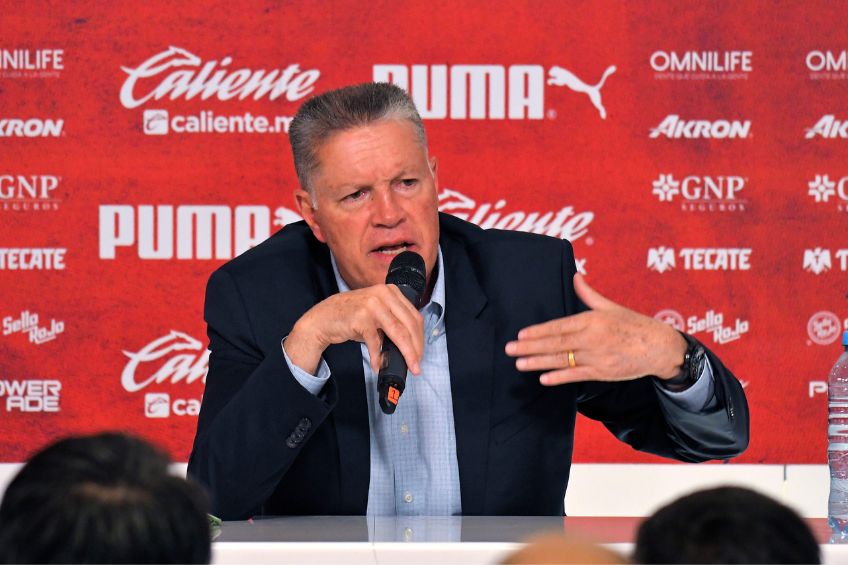 Ricardo Peláez en conferencia de prensa