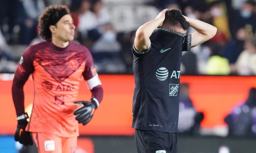 Jugadores del América tras eliminación ante Pachuca