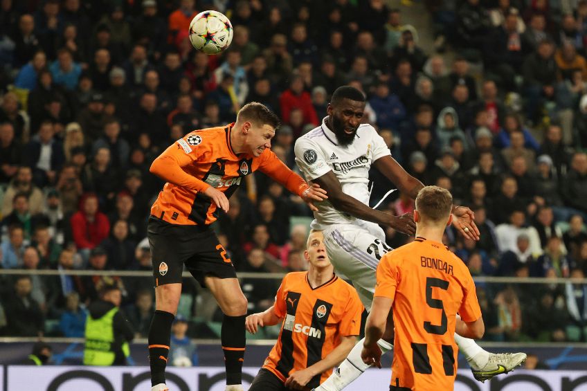 Antonio Rüdiger durante un partido del Real Madrid