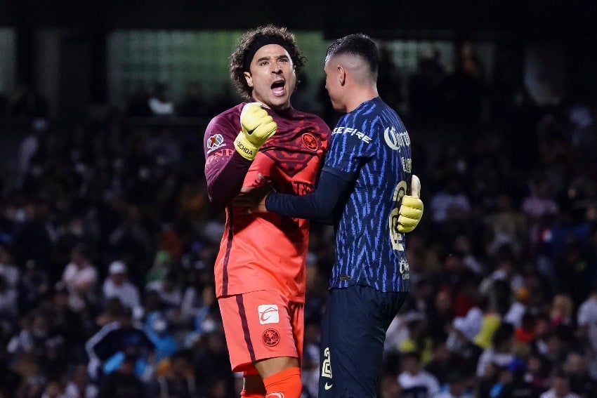 América en celebración de gol