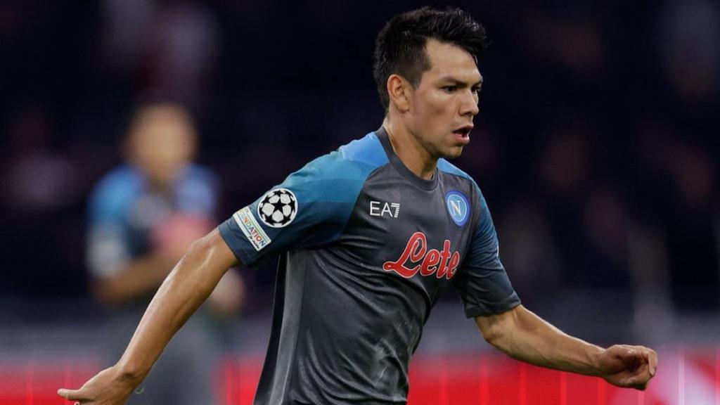 Hirving Lozano en Champions 