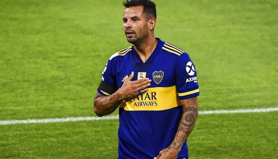 Cardona con Boca Juniors