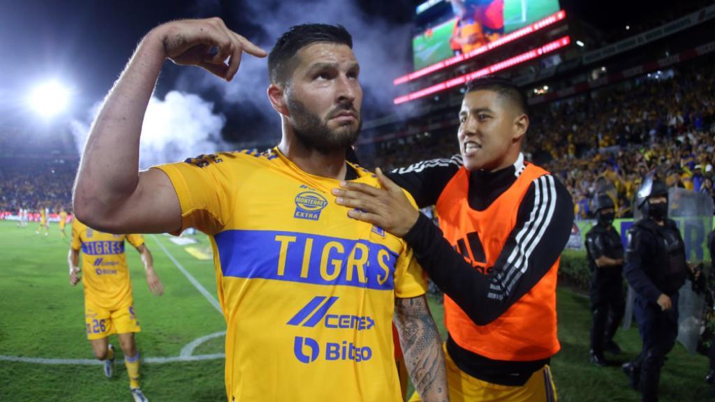 Gignac tras anotarle a Necaxa 