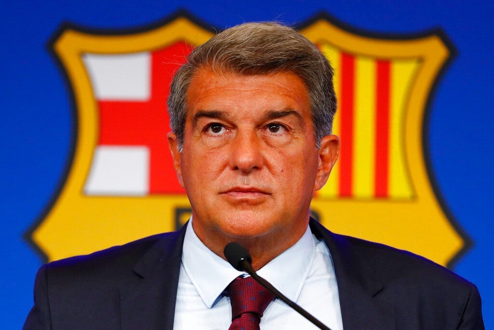 Laporta confía en que el Barcelona revertirá la situación en Champions