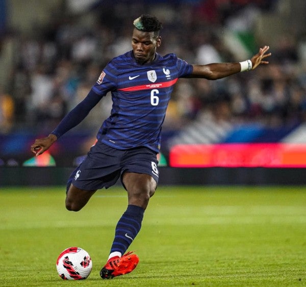 Paul Pogba con la Selección de Francia