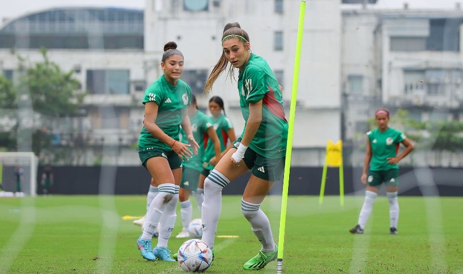 Entrenamiento del Tricolor Sub 17 Femenil