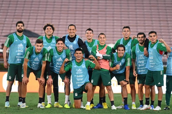 Selección Mexicana durante entrenamiento