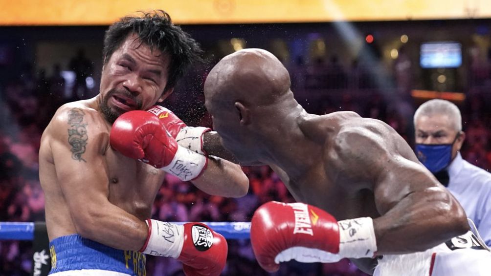 Pacquiao en su última pelea como profesional