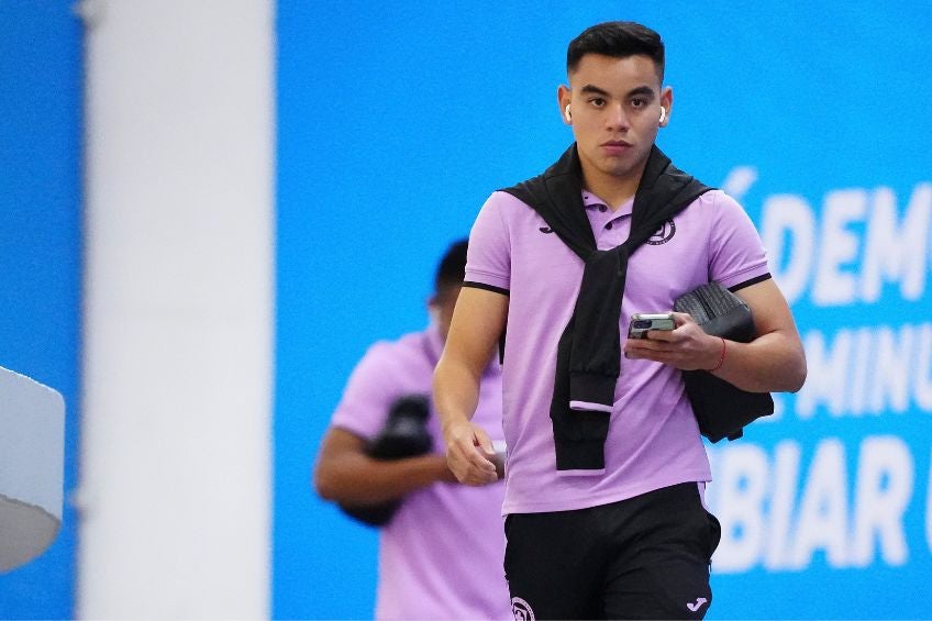 Carlos Rodríguez previo a un partido de Cruz Azul