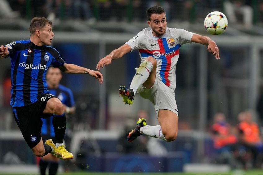 Eric García durante un partido del Barcelona