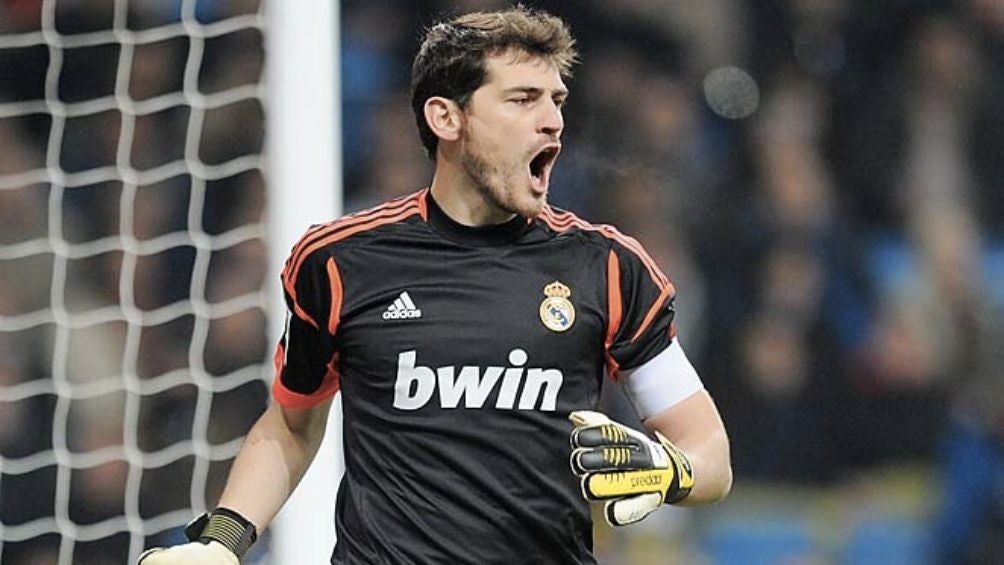 Casillas jugando con Real Madrid