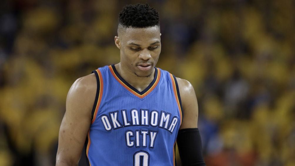 Westbrook en su última temporada con el Thunder