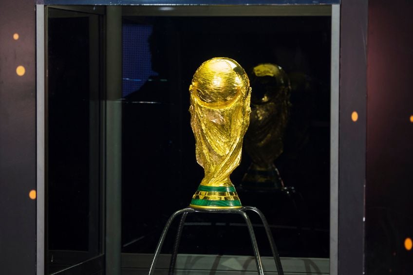 Trofeo del Mundial en exhibición