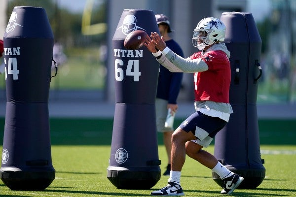 Prescott en entrenamiento