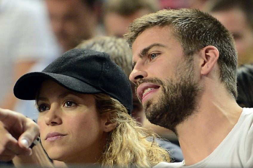 Shakira y Piqué en un evento