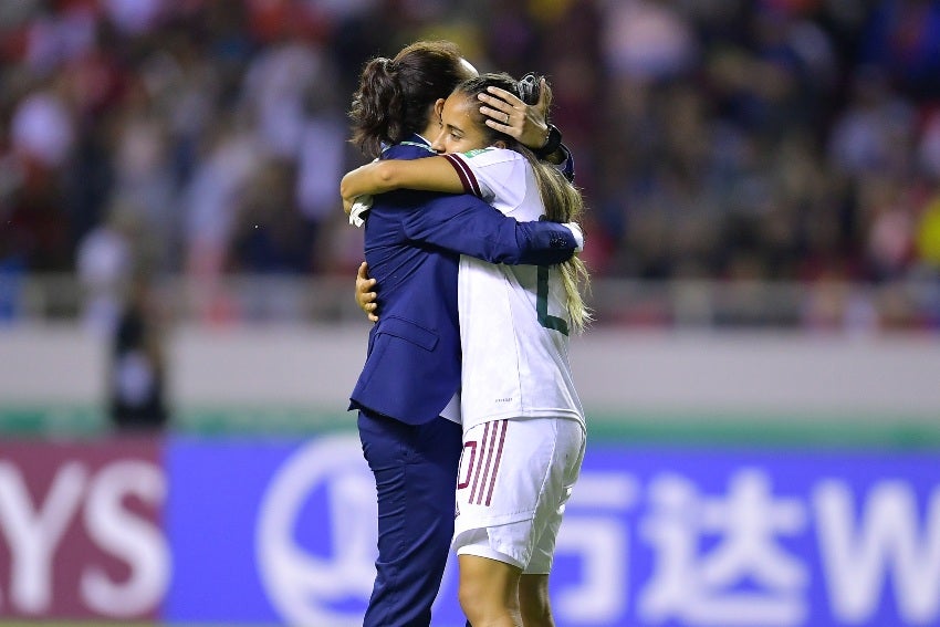 Chavero y Ana Galindo en el Mundial