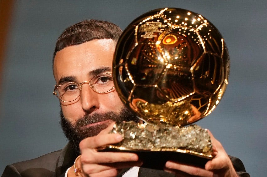 Karim Benzema, ganador del Balón de Oro