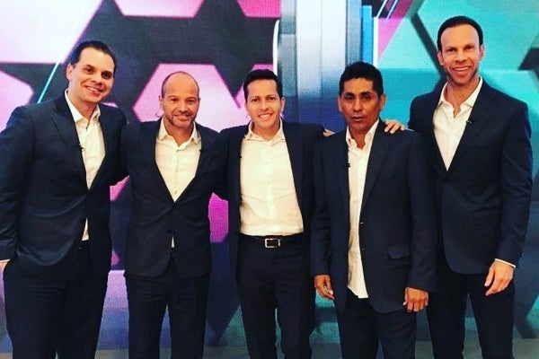 El equipo de TV Azteca Deportes 