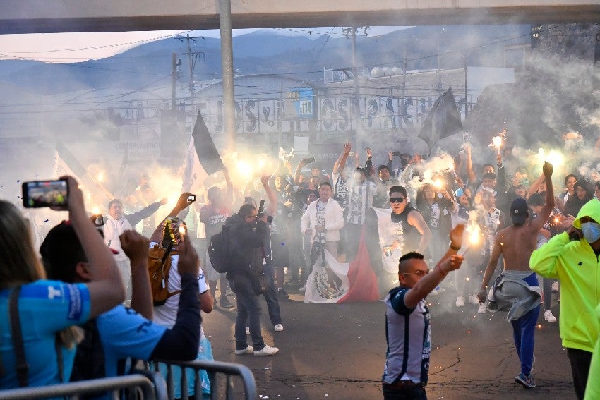 Afición de Pachuca previo al juego de Tuzos