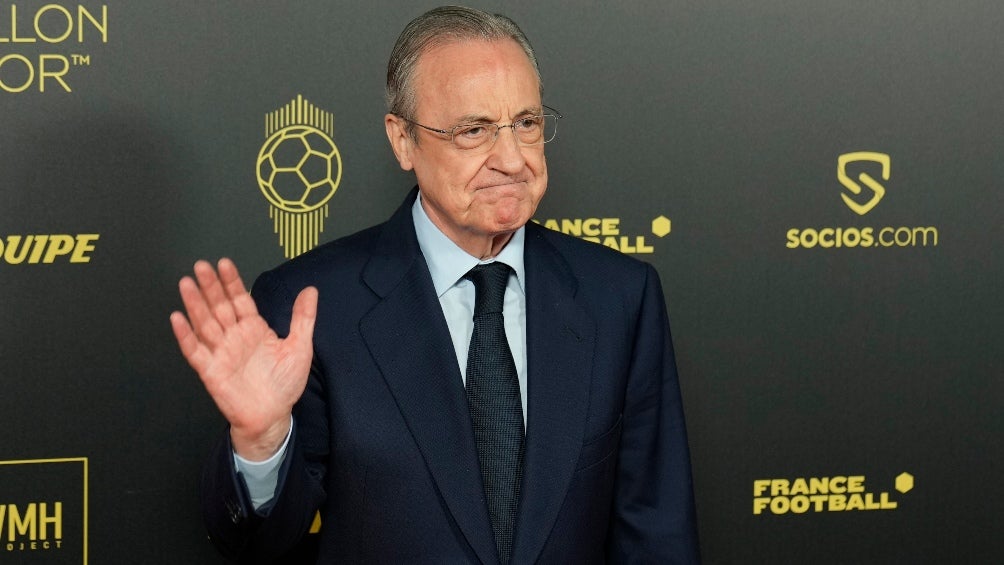 Florentino Pérez en la gala del Balón de Oro