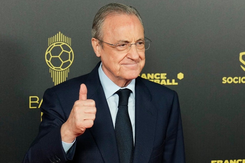 Florentino Pérez en la gala del Balón de Oro