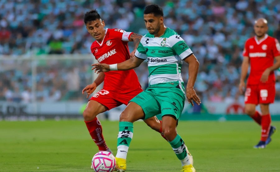 Serrucho en juego ante Santos