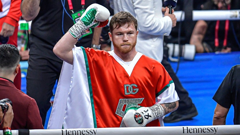 Canelo Álvarez previo a una pelea