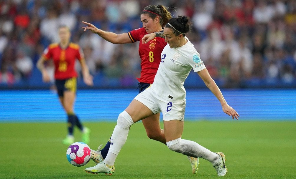 Alexia Putellas en partido con la selección española