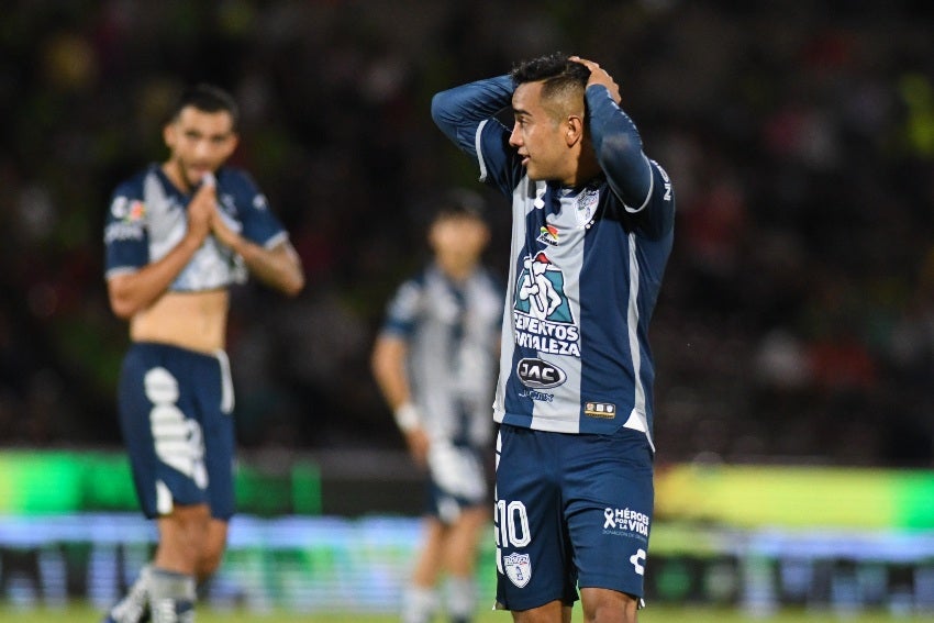 Erick Sánchez en un partido de Tuzos