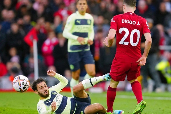 Su lesión fue al final del partido vs el City