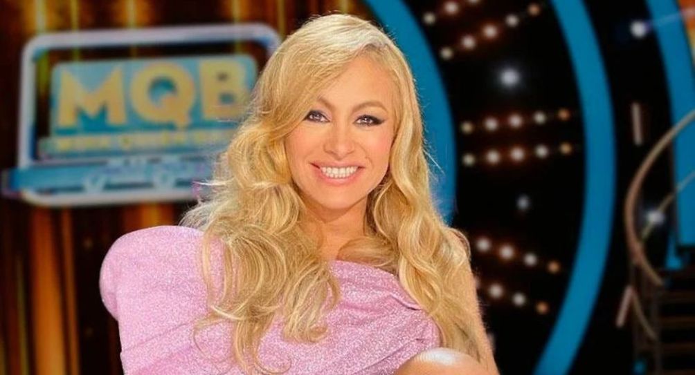 Paulina Rubio en un programa de televisión