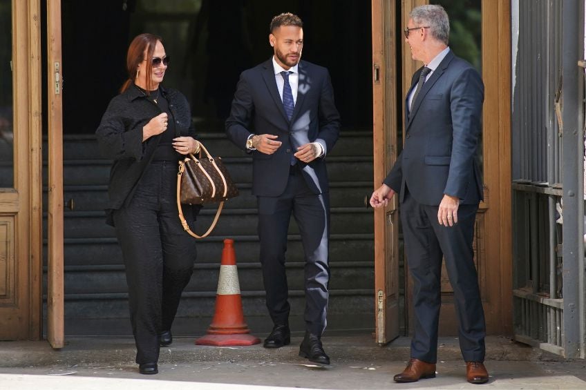 Neymar previo a su juicio