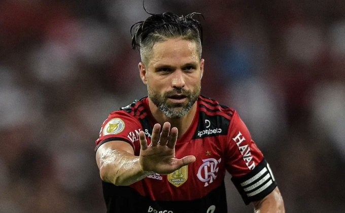 Diego Ribas con el Flamengo